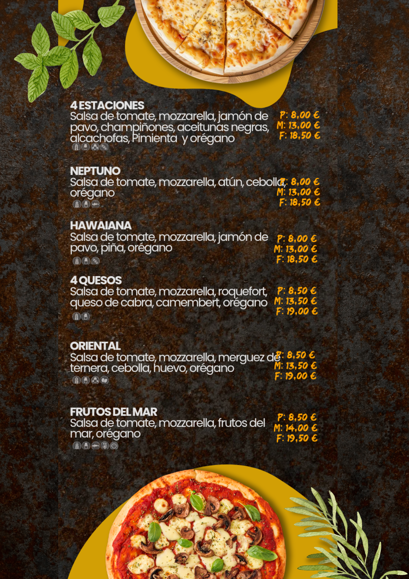 Pizzas Base Tomate 2